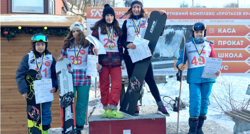 8 медалей на І-му етапі Кубка України з сноуборду 2017 року в м.Києві