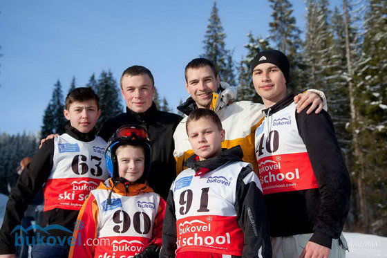 Команда старшої вікової групи – призерки Кубка України зі сноубордингу 30-31 січня 2014 р.