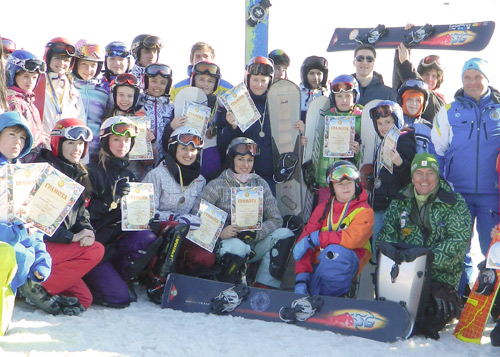 Команда Тернопільської області зі сноубордингу