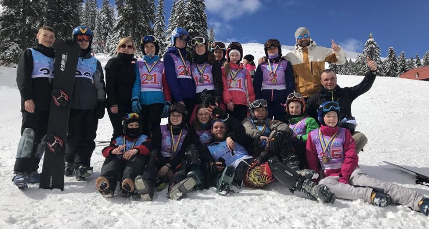 15 медалей  ІІ-го етапу Кубка України у Тернопільських  сноубордистів