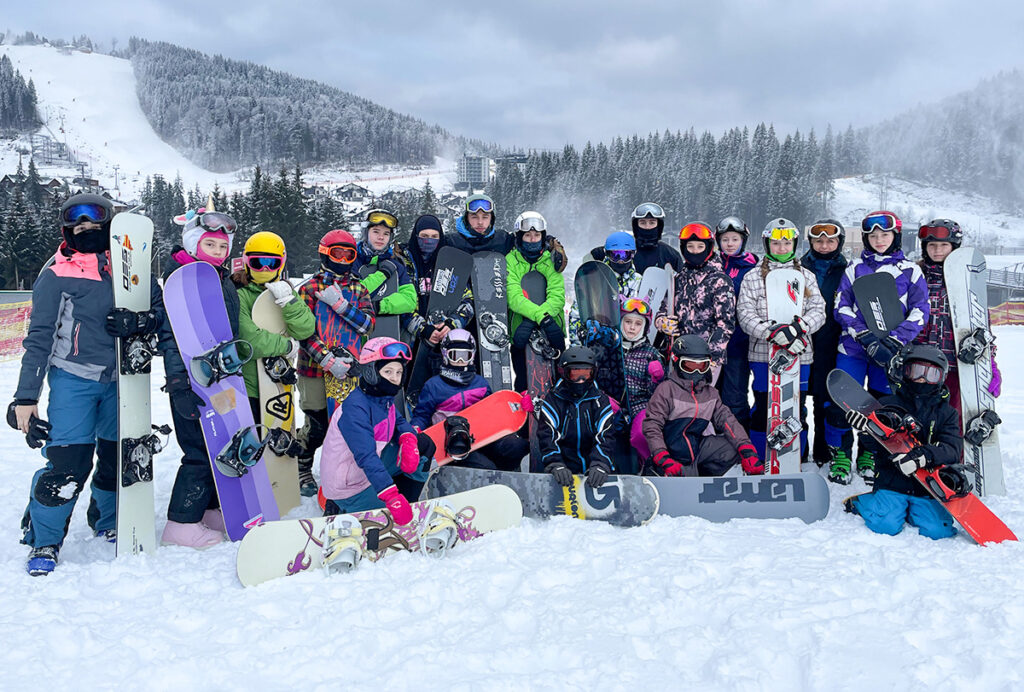 Навчально-тренувальний збір сноубордистів у січні 2023