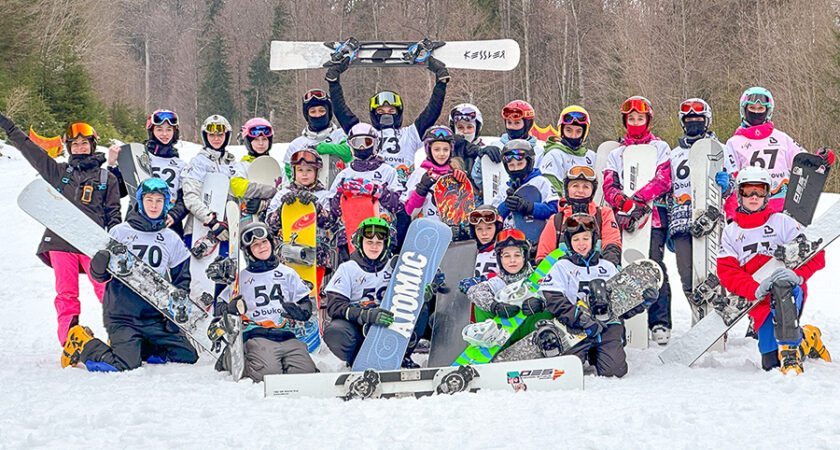 20 нагород здобули Тернопільські сноубордисти в Чемпіонаті України серед юнаків 2024