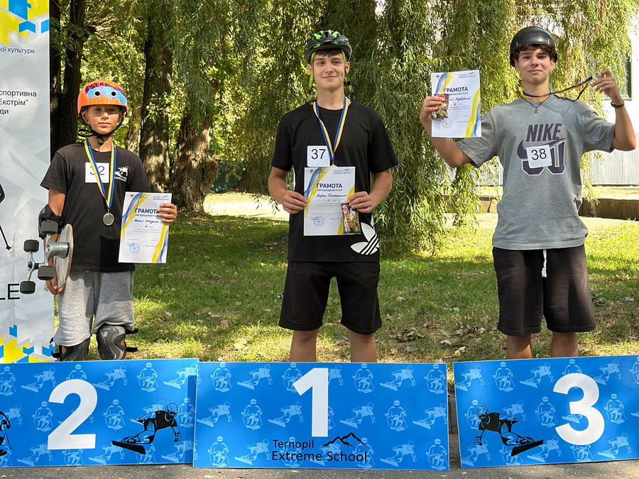 1 етап Кубка міста Тернополя з катання на  скейтах 2025