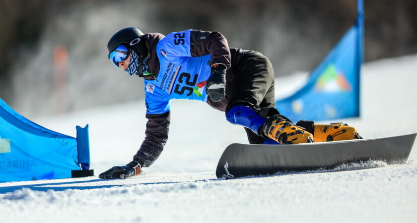 Арсеній Марчук на Юніорському чемпіонаті світу зі сноубордингу в Італії