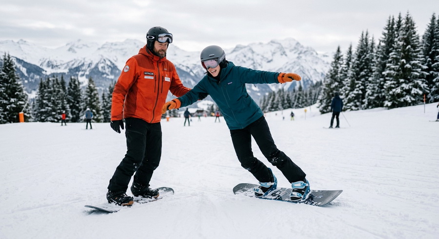 Як навчитися кататися на сноуборді з нуля