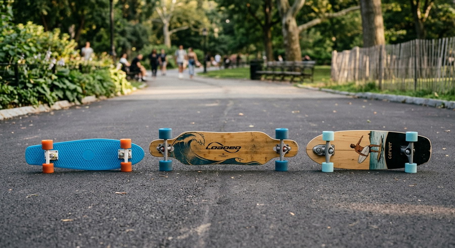 Як обрати перший скейтборд: пеніборд, лонгборд чи серфскейт?