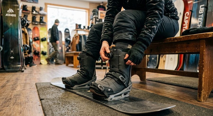 Як підібрати черевики для сноуборду?